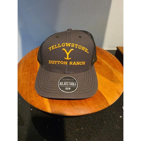 Snap-Back Other - Yellowstone Dutton Ranch Bioworld Black Trucker Hat Snapback NWT OSFM